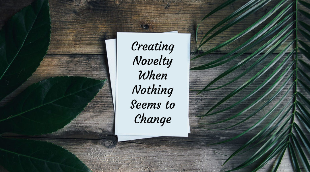 Creating Novelty When Nothing Seems to Change