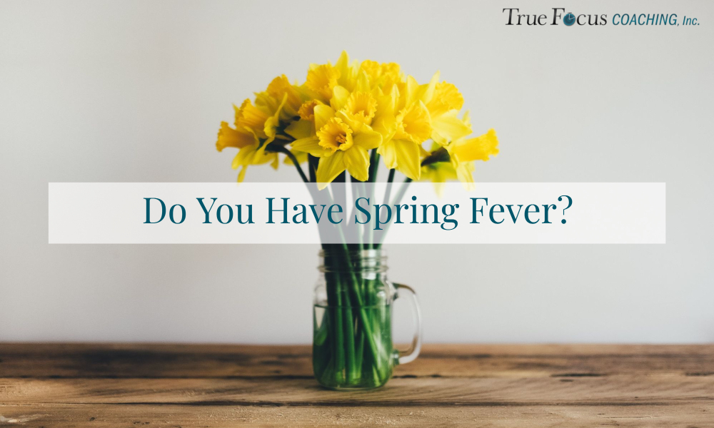 So, You Have Spring Fever: Can You Turn it into Action?