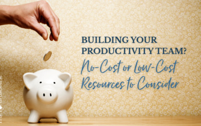Building Your Productivity Team: No-Cost or Low-Cost Resources to Consider